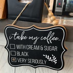 Mt. Taylor Coffee Co - The sign says it all