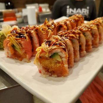 Inari Sushi - Angry Dragon roll - Sushi Bars Near Me - Elmwood Park, Illinois Inari Sushi - Angry Dragon roll - Sushi Bars Near Me - Elmwood Park, Illinois