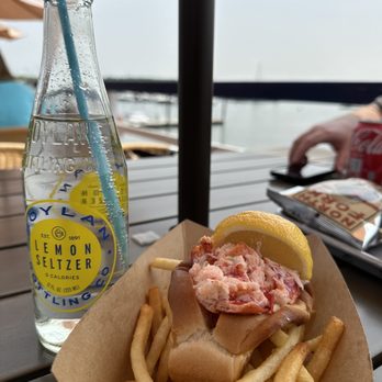 Butler's Flat - a lobster sandwich and french fries - Seafood Near Me - Port Washington, New York Butler's Flat - a lobster sandwich and french fries - Seafood Near Me - Port Washington, New York
