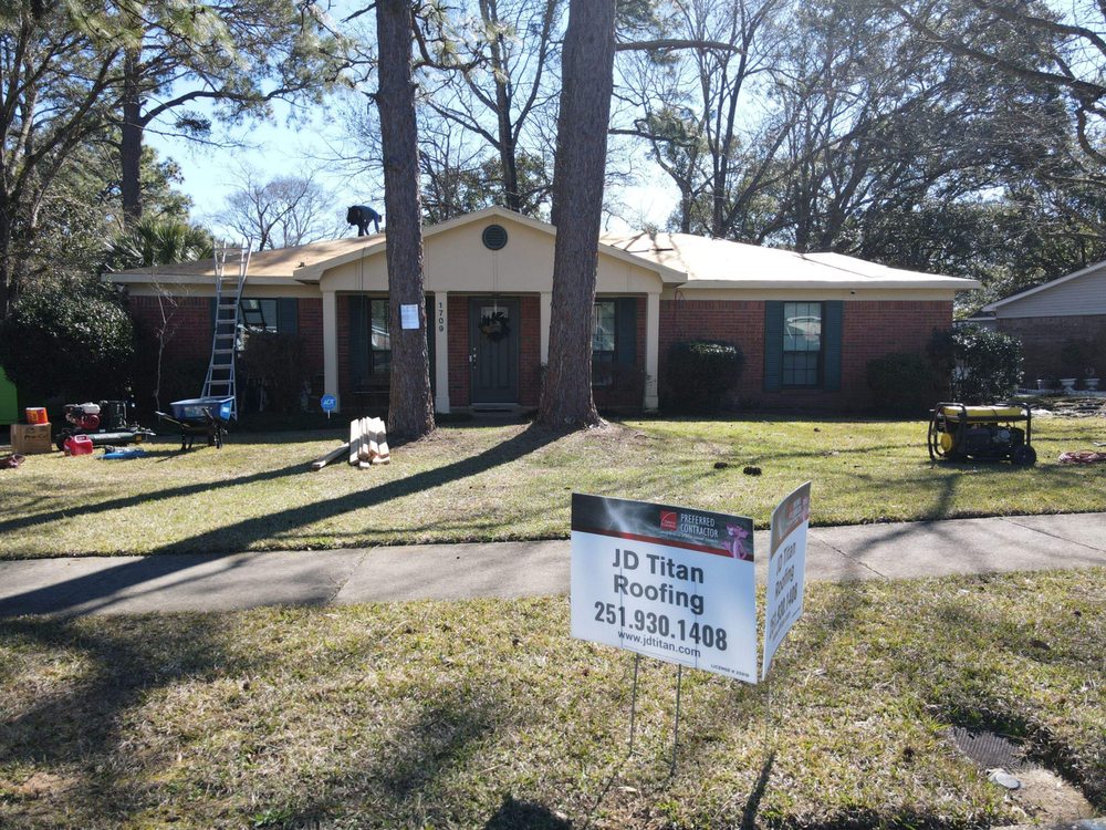 Slide of JD Titan Roofing of Mobile