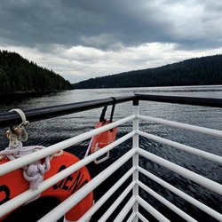 Mccall Lake Cruises - Heading south across the lake.
