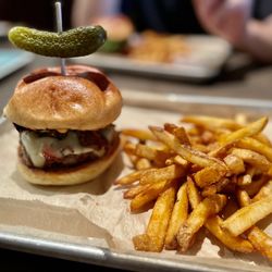 Abridged Beer - The "Abridged" burger.