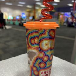 Chuck E. Cheese - Great treat soda anytime just to keep this cups!