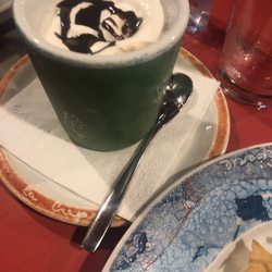 La Creperie Crepes e Saladas - Cappuccino...kind of light. I needed a strong coffee :(