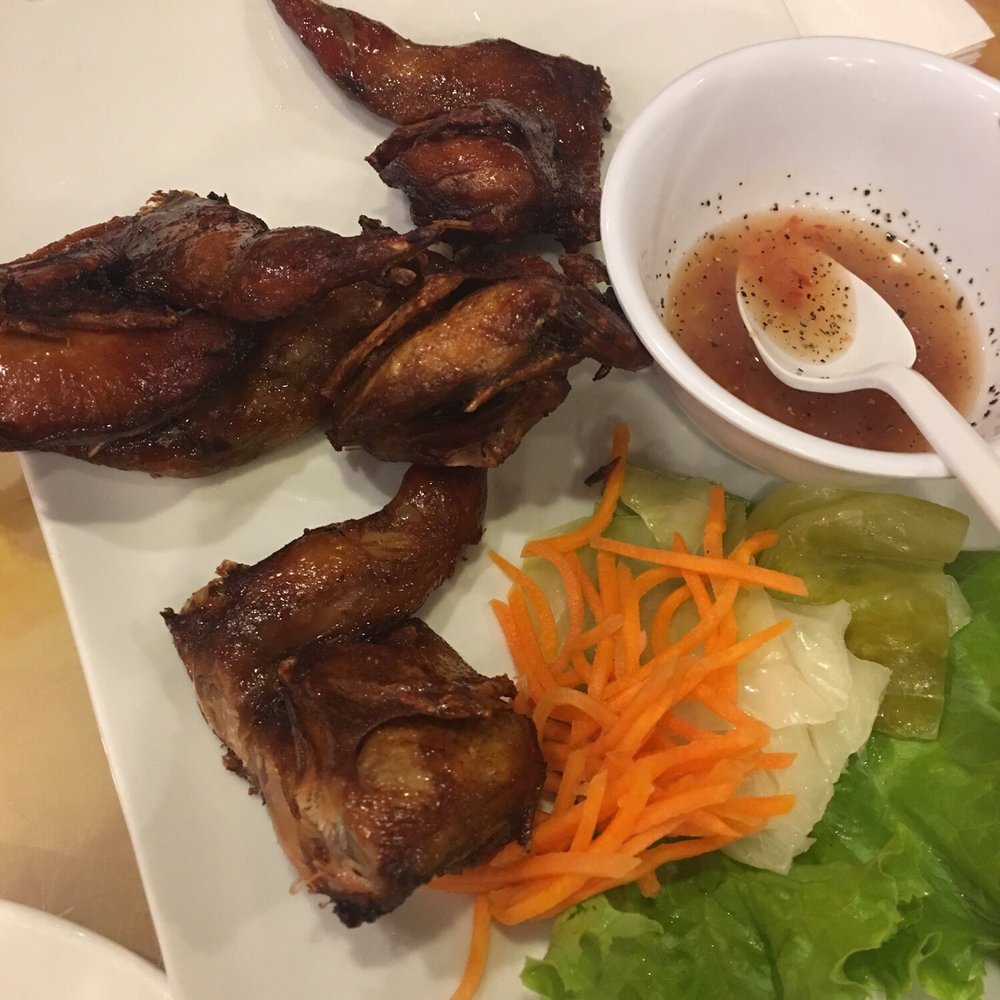 Mi La Cay - Quail app $7.95 for 2. Delicious!!! Have to order this every time you go! - Vietnamese Near Me - Silver Spring, Maryland