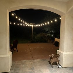 Emerson’s Handyman Services - Customer in canyon oaks wanted a beautiful decorative light post with string lights to match their amazing home!