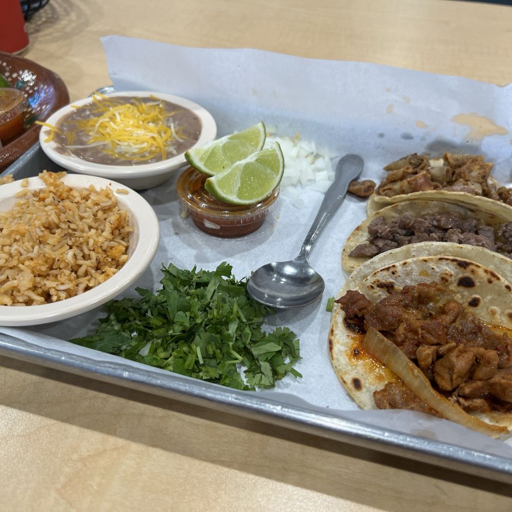 Taqueria Chavez - Street tacos. Carne asade and Al pastor were good. Tripitas was not edible - Mexican Near Me - Las Cruces, New Mexico
