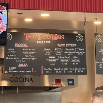 The Taco Man - Menu - Tacos Near Me - Glendora, California