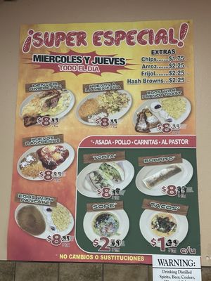 Menu photo 3 Tacos Los Betos El Monte, CA