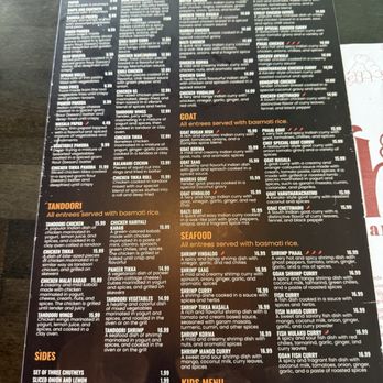 Mr. Chef - Menu - Indian Near Me - Deltona, Florida