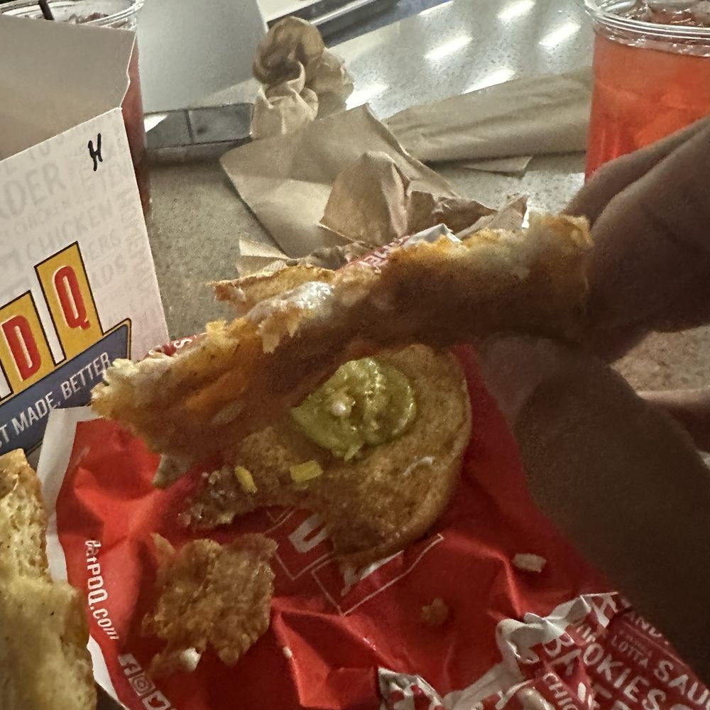 Chicken sandwich sucked