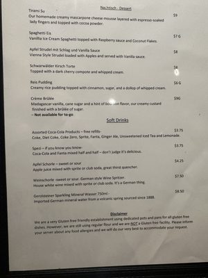 Menu photo 7 Spargel On 9 Queensbury, NY
