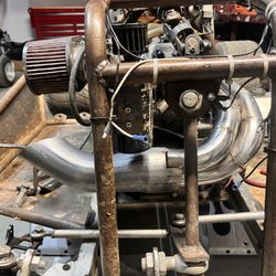 Barnett Welding and Fab - Custom Stainless steel header for a 100mph racing lawn mower!!
