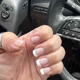 Two more nails peeled right off, they also cute my pinky and ring fingers.