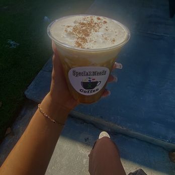 Special Needz Coffee - Pumpkin spice latte w/ salted vanilla cold foam. - Coffee & Tea Near Me - Ontario, California Special Needz Coffee - Pumpkin spice latte w/ salted vanilla cold foam. - Coffee & Tea Near Me - Ontario, California