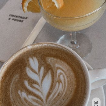 The Root Note - Mimosa and Carmel Latte - Music Venues Near Me - La Crosse, Wisconsin