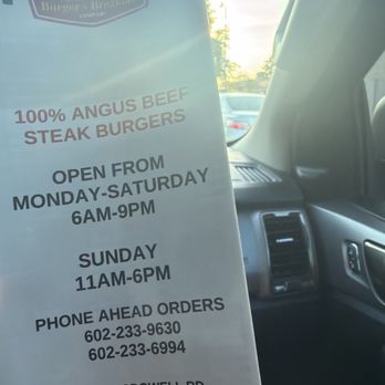 California Burger & Breakfast - Menu - Breakfast & Brunch Near Me - Phoenix, Arizona