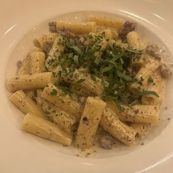 Trattoria Contadina - Rigatoni with mustard seed and sausage. I don't even like mustard and this was amazing. - Italian Near Me - San Francisco, California Trattoria Contadina - Rigatoni with mustard seed and sausage. I don't even like mustard and this was amazing. - Italian Near Me - San Francisco, California