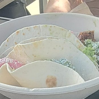 QDOBA Mexican Eats - 3 small tacos - Mexican Near Me - Charlotte, North Carolina
