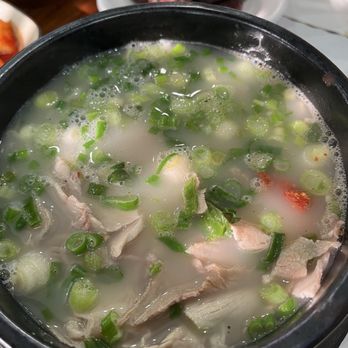Jinsol Gukbap - 3rd St - 3. Pork Soup with Korean Sausage & Rice - Korean Near Me - Los Angeles, California