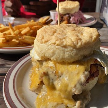 Pine State Biscuits - The Reggie Deluxe - Breakfast & Brunch Near Me - Portland, Oregon Pine State Biscuits - The Reggie Deluxe - Breakfast & Brunch Near Me - Portland, Oregon