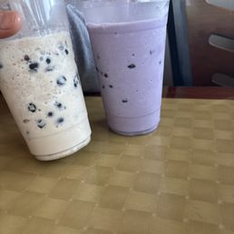 Horchata & boba + Taro boba