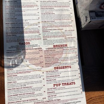 Paloma Taco And Tequila - Menus - Tacos Near Me - Milwaukee, Wisconsin Paloma Taco And Tequila - Menus - Tacos Near Me - Milwaukee, Wisconsin