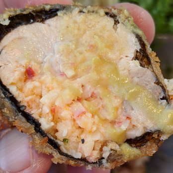 Monarch Seafoods - Bring your Mouff piece cause dis Nori Wrapped Crabmeat Stuffed Ahi will broke your mouff!! #killahgrindz - Seafood Near Me - Honolulu, Hawaii