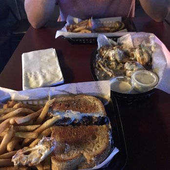 Harvey's Wineburger - Garlic patty melt and a rodeo burger plus garlic Parmesan wings. Sooooooooo delicious!!! - Burgers Near Me - Phoenix, Arizona Harvey's Wineburger - Garlic patty melt and a rodeo burger plus garlic Parmesan wings. Sooooooooo delicious!!! - Burgers Near Me - Phoenix, Arizona