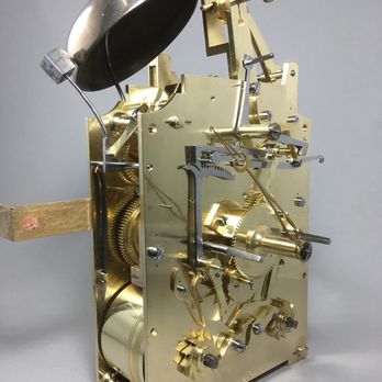 RC Clock Repair - Front polished movement - Clock Repair Near Me - Hamden, Connecticut RC Clock Repair - Front polished movement - Clock Repair Near Me - Hamden, Connecticut