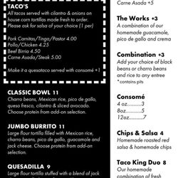 Taco King de Nuestra Mesa