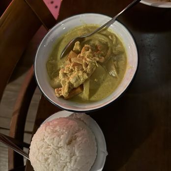Thai Orchid - Yellow Curry and jasmine White Rice - Thai Near Me - Campbell, California Thai Orchid - Yellow Curry and jasmine White Rice - Thai Near Me - Campbell, California