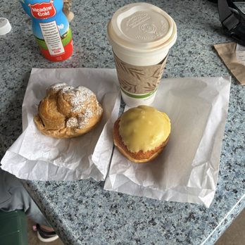 Punalu'u Bake Shop  - Chocolate cream puff and passion fruit thingy - Bakeries Near Me - Naalehu, Hawaii