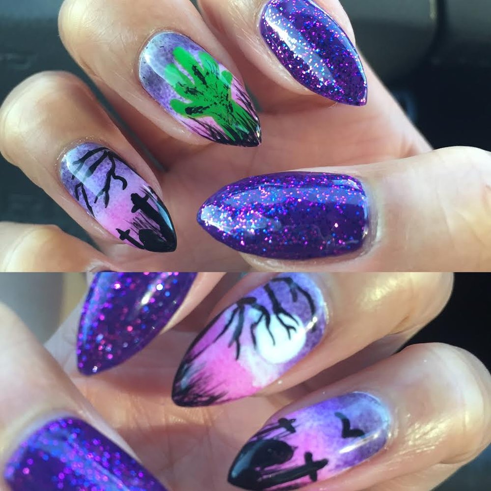 Nail Tech - My halloween nails by Katie - Nail Salons Near Me - Henderson, Nevada Nail Tech - My halloween nails by Katie - Nail Salons Near Me - Henderson, Nevada