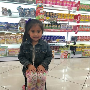 Daiso - My niece posing in front of the snack isle - Discount Store Near Me - Stanton, California
