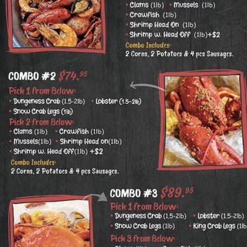 Cajun Crack'n - Menu - Seafood Near Me - Milpitas, California
