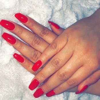 Spa By Nancy - The guy at the bar station did my nails I Love em! Color is gel OPI - big Apple red - Nail Salons Near Me - Braintree, Massachusetts Spa By Nancy - The guy at the bar station did my nails I Love em! Color is gel OPI - big Apple red - Nail Salons Near Me - Braintree, Massachusetts