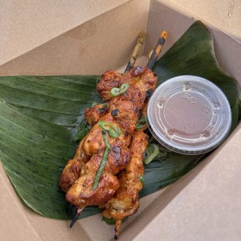 Lucky Tigre - Lemongrass BBQ Chicken Skewers - Food Trucks Near Me - Tampa, Florida Lucky Tigre - Lemongrass BBQ Chicken Skewers - Food Trucks Near Me - Tampa, Florida