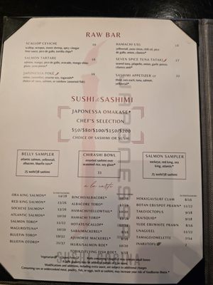 Menu photo 3 Japonessa Sushi Cocina Seattle, WA Menu photo 3 Japonessa Sushi Cocina Seattle, WA