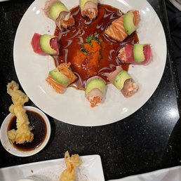 I think this was the FBI...? So pretty & even more delicious! Non-rice roll too!
