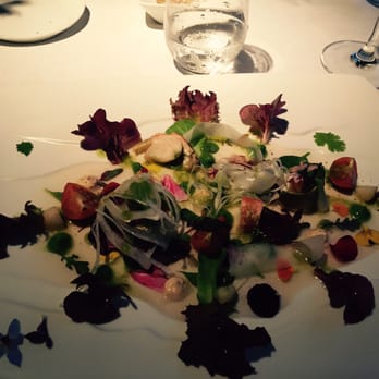 Martin Berasategui - Vegetable hearts Salad with seafood - Signature Cuisine Near Me - Lasarte-Oria, SS