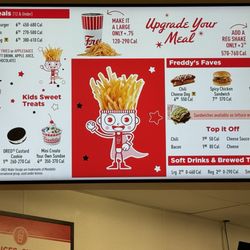 Kids menu areas