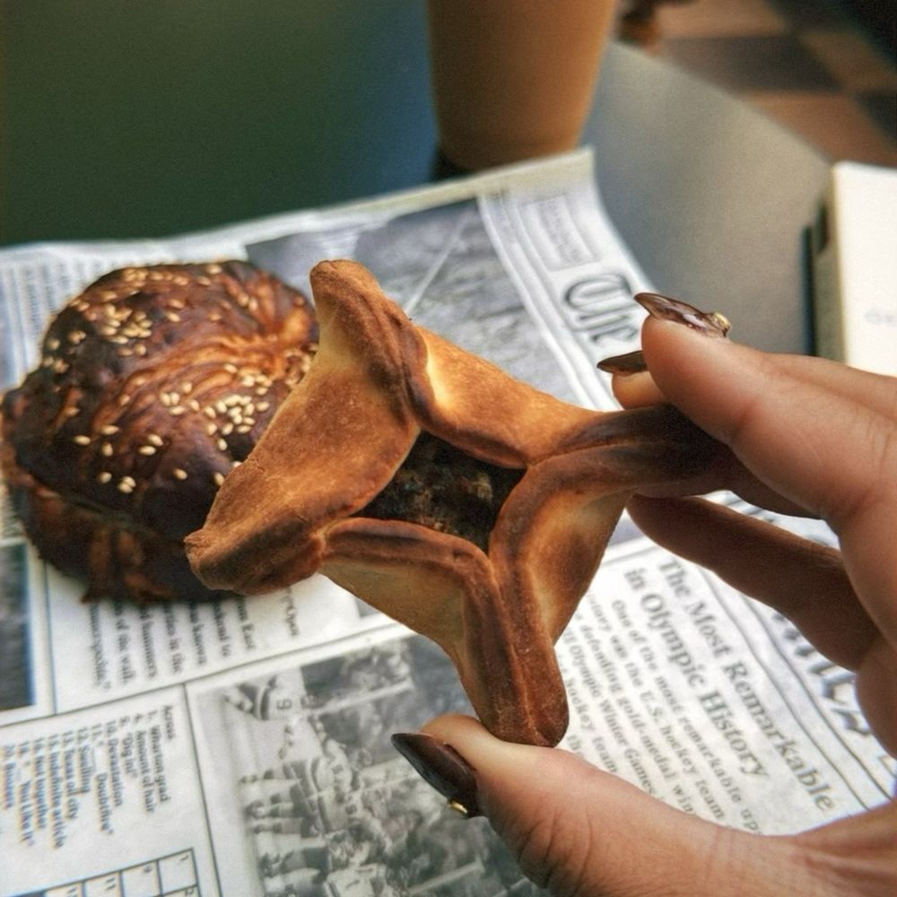 Papercup Coffee - Middle eastern pastry #1 - stuffed with meat. SO GOOD OMG. - Coffee & Tea Near Me - Santa Ana, California Papercup Coffee - Middle eastern pastry #1 - stuffed with meat. SO GOOD OMG. - Coffee & Tea Near Me - Santa Ana, California