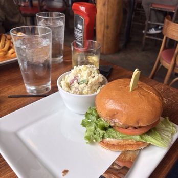 Taprock Northwest Grill - Blue cheese Smokehouse Bacon Burger with Tillamook Sharp Cheddar - Breakfast & Brunch Near Me - Grants Pass, Oregon Taprock Northwest Grill - Blue cheese Smokehouse Bacon Burger with Tillamook Sharp Cheddar - Breakfast & Brunch Near Me - Grants Pass, Oregon