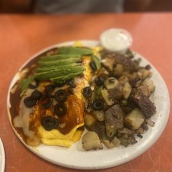 Rodeo Coffee Shop - Enchilada omelet