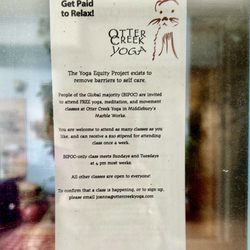 Otter Creek Yoga - Posting about services and offerings to people-May 2025