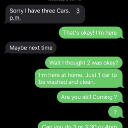 Our text message. Pedro is Unreliable and unresponsive. Our text message. Pedro is Unreliable and unresponsive.