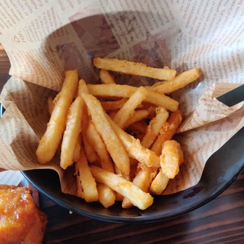 Mr. Dak - French fries. It comes with a lot more than this - I just ate a ton before I took the picture - Chicken Wings Near Me - Flushing, New York