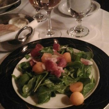 The Cellar Restaurant - Salad w mellon balls - French Near Me - Fullerton, California