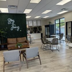 The Root Juice Bar - Interior Juice Bar